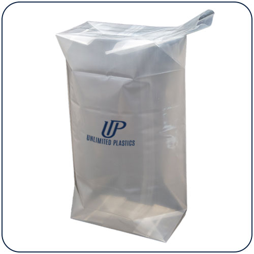 Unlimited Plastics block bottom valve bag